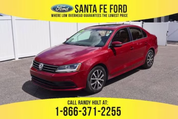 2017 Red Volkswagen Jetta 1.4T SE FWD Sedan