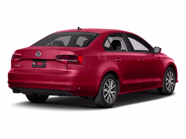 2017 Red Volkswagen Jetta 1.4T SE FWD Sedan