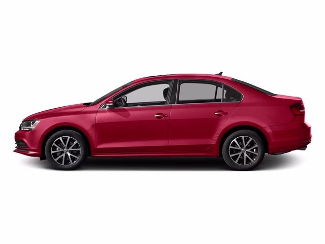 2017 Red Volkswagen Jetta 1.4T SE FWD Sedan