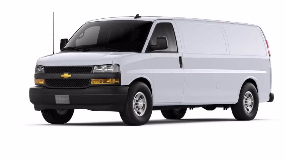 2026 White Chevrolet Express Cargo WT RWD 2500 Extended Wheelbase