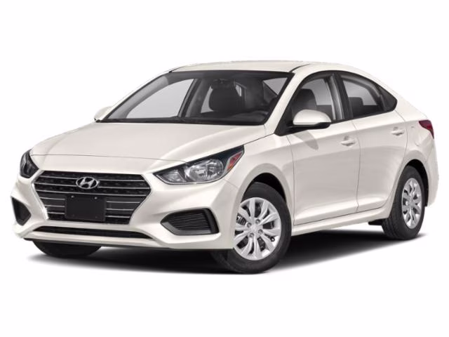 2021 Frost White Pearl Hyundai Accent SE FWD Sedan