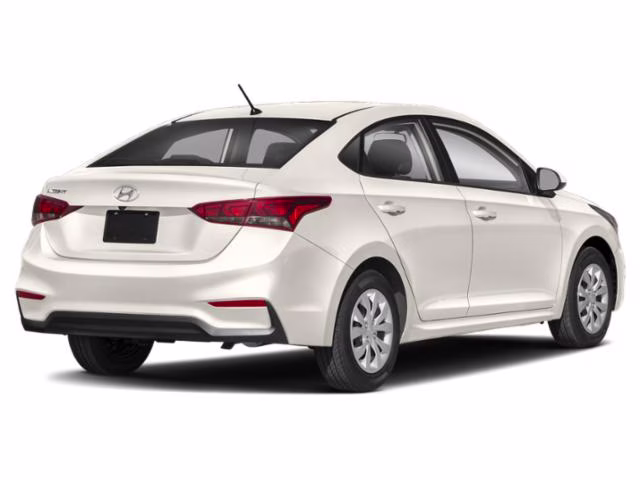 2021 Frost White Pearl Hyundai Accent SE FWD Sedan