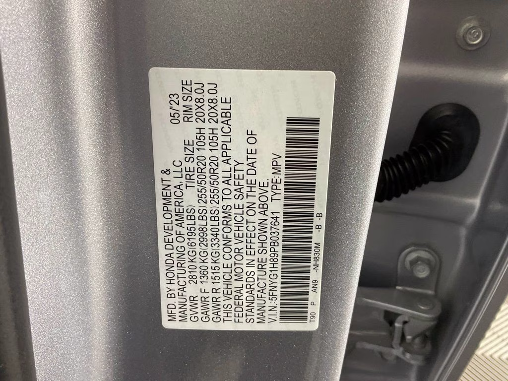 2023 Gray Honda Pilot Elite AWD SUV