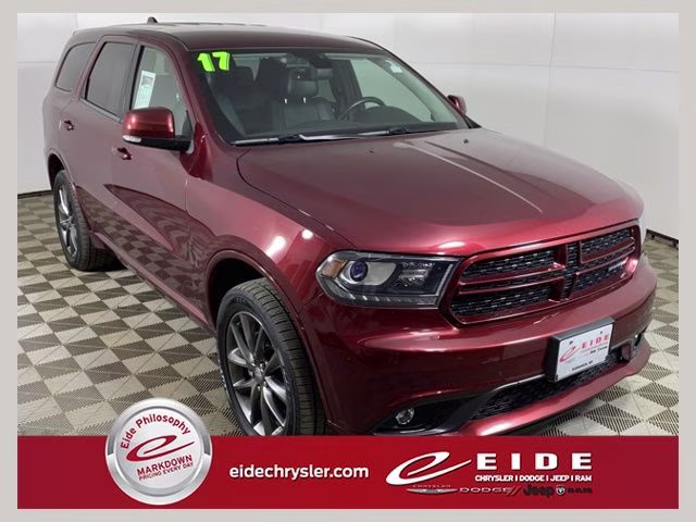 2017 Octane Red Pearlcoat Dodge Durango GT AWD SUV