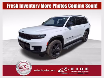 2024 Bright White Clearcoat Jeep Grand Cherokee L Altitude X 4X4 SUV