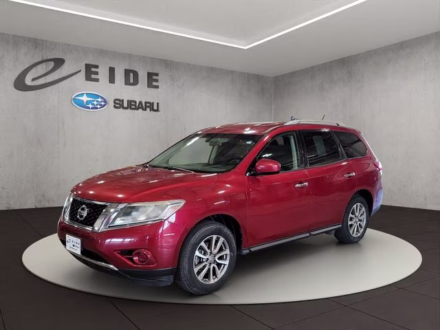 2014 Cayenne Red Pearl Nissan Pathfinder SV 4X4 SUV