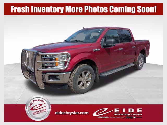2019 Ruby Red Metallic Tinted Clearcoat Ford F-150 XLT 4X4 Truck