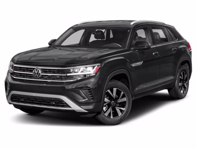 2020 Deep Black Volkswagen Atlas Cross Sport 2.0T SE w/Technology AWD SUV