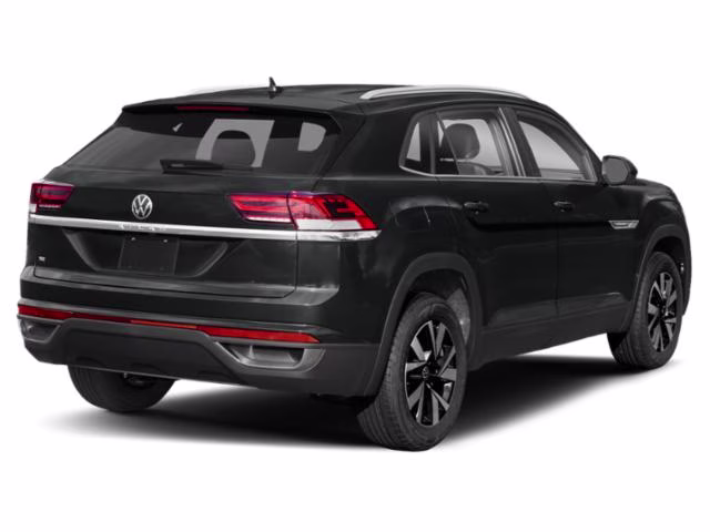 2020 Deep Black Volkswagen Atlas Cross Sport 2.0T SE w/Technology AWD SUV