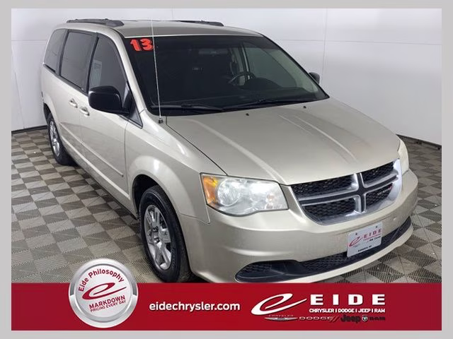 2013 Cashmere Pearlcoat Dodge Grand Caravan SE FWD Van