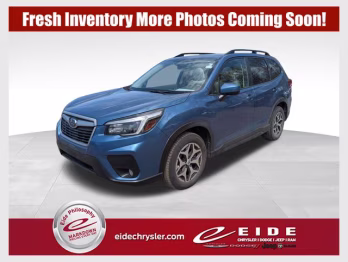 2021 Horizon Blue Pearl Subaru Forester Premium AWD SUV