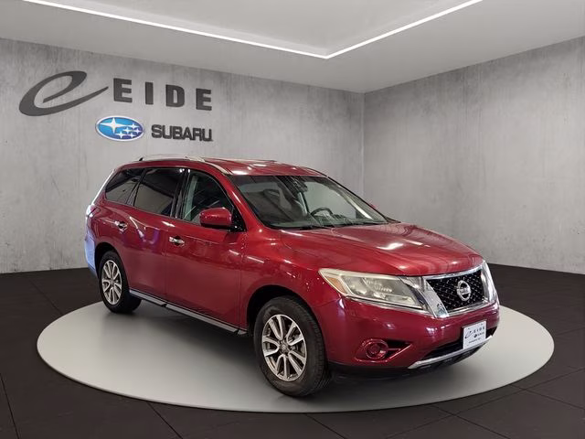 2014 Cayenne Red Pearl Nissan Pathfinder SV 4X4 SUV