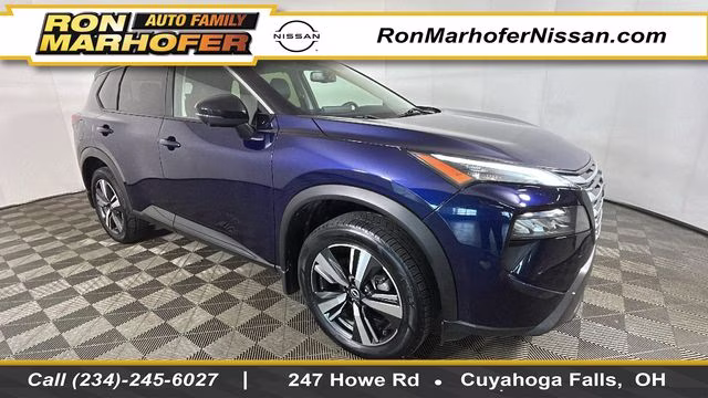 2024 Deep Ocean Blue Pearl/Super Black Nissan Rogue SL AWD SUV
