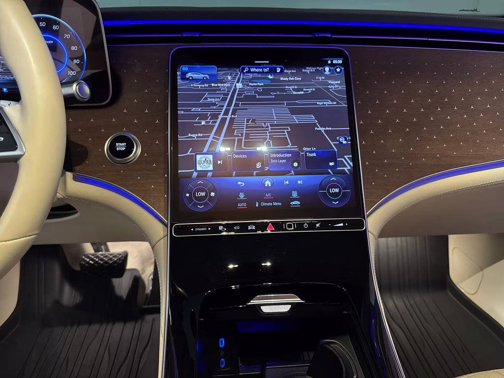 2023 Polar White Mercedes-Benz EQS 450 RWD SUV