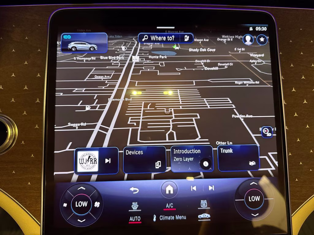 2023 Polar White Mercedes-Benz EQS 450 RWD SUV