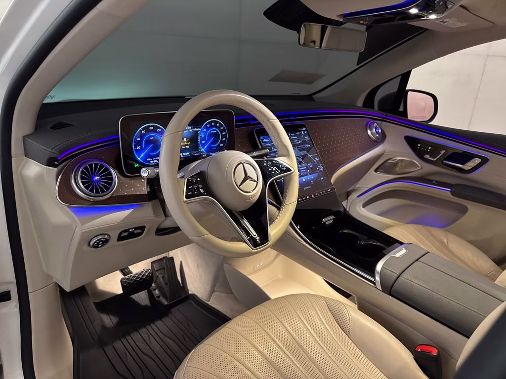 2023 Polar White Mercedes-Benz EQS 450 RWD SUV