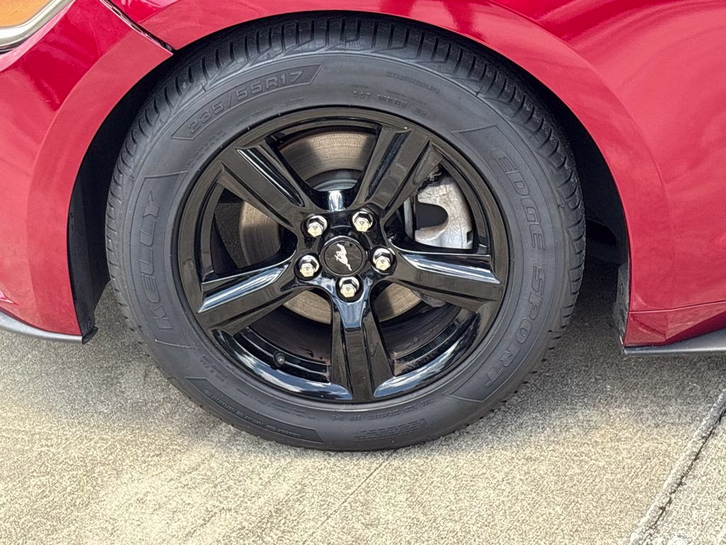 2017 Ruby Red Metallic Ford Mustang V6 RWD Coupe