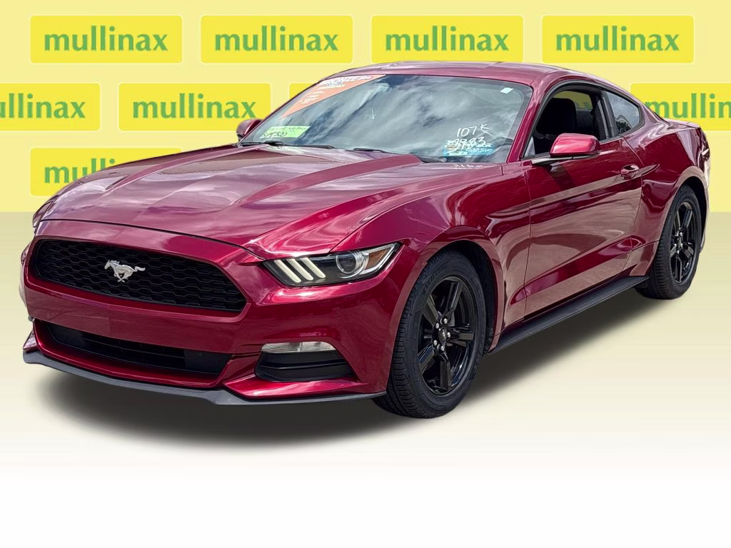 2017 Ruby Red Metallic Ford Mustang V6 RWD Coupe