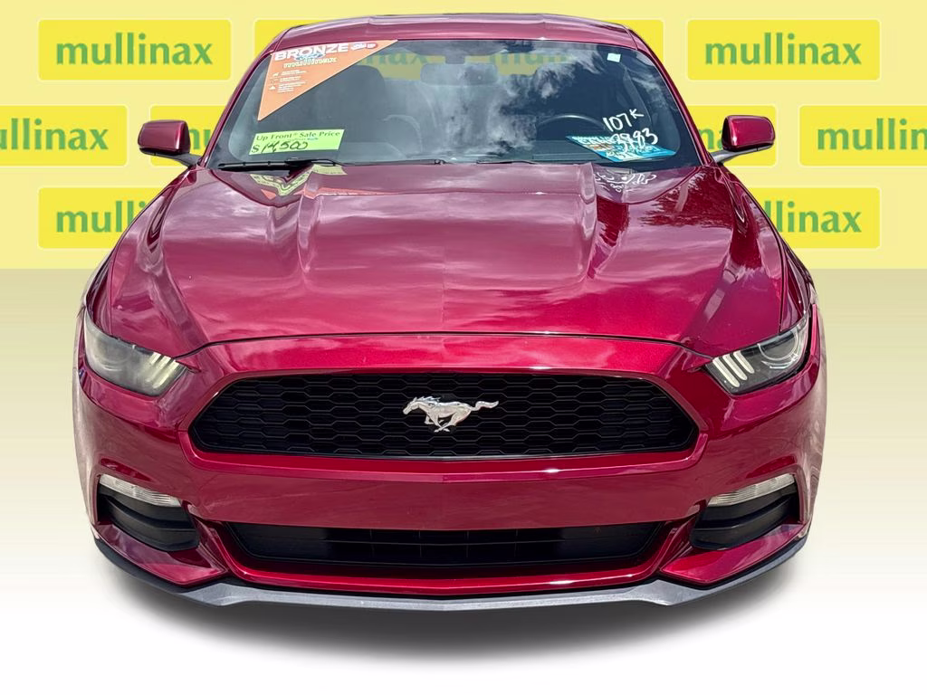 2017 Ruby Red Metallic Ford Mustang V6 RWD Coupe