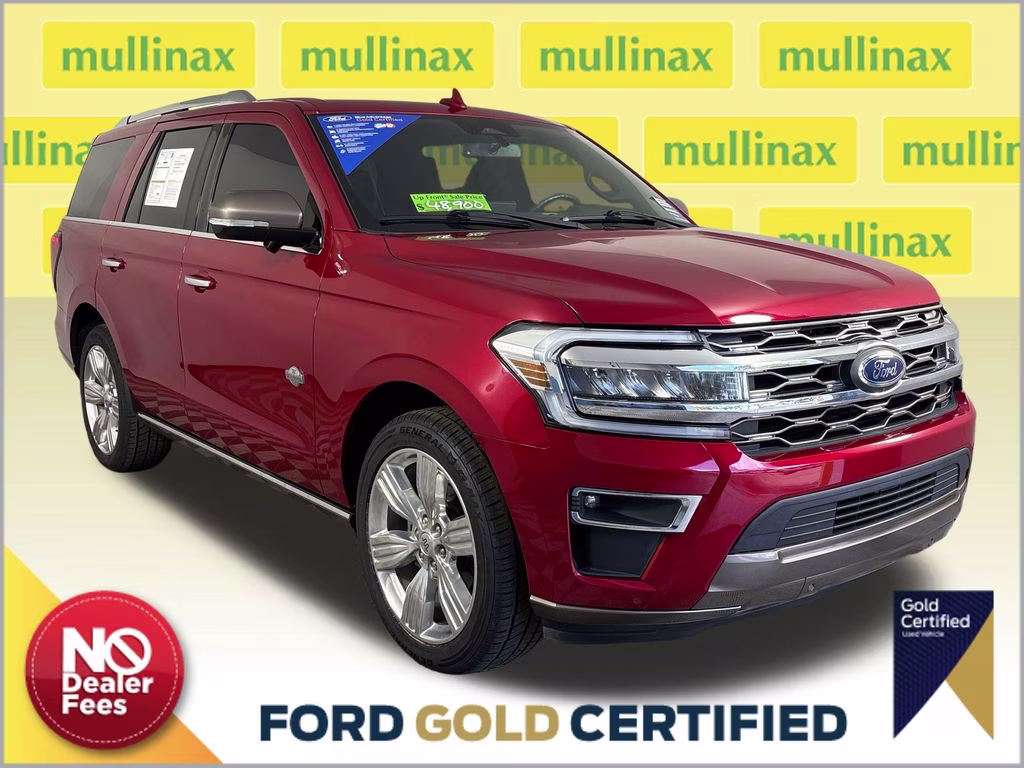 2022 Red Metallic Ford Expedition King Ranch RWD SUV