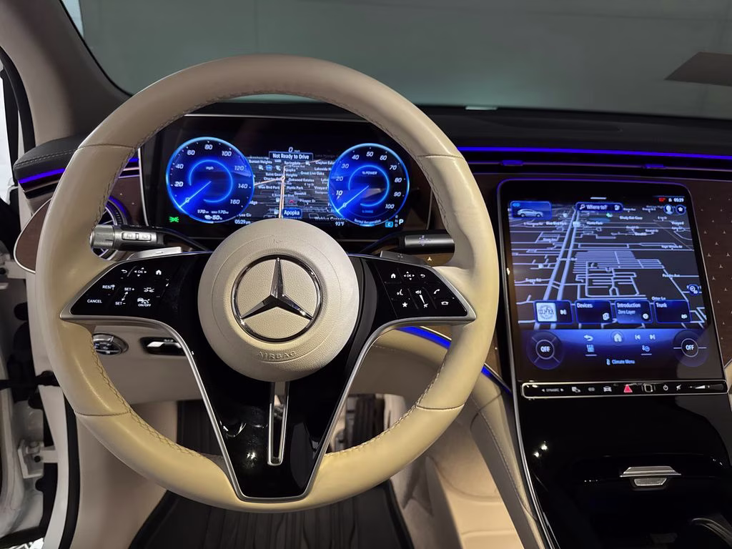 2023 Polar White Mercedes-Benz EQS 450 RWD SUV