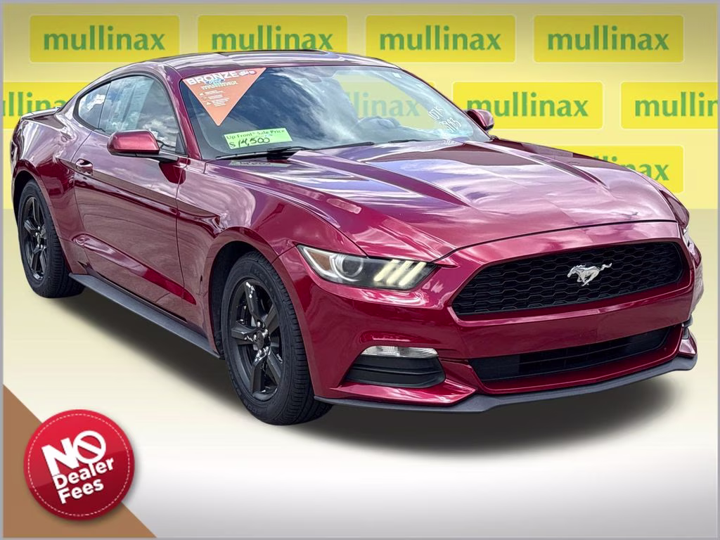 2017 Ruby Red Metallic Ford Mustang V6 RWD Coupe