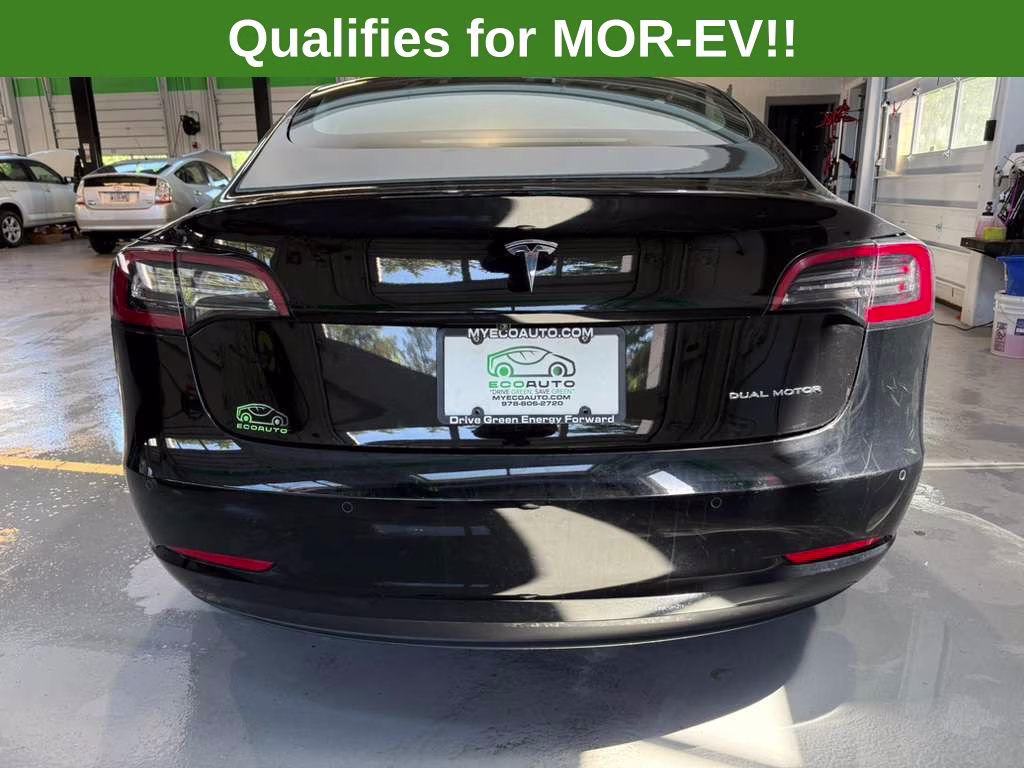 2022 Solid Black Tesla Model 3 Long Range AWD Sedan