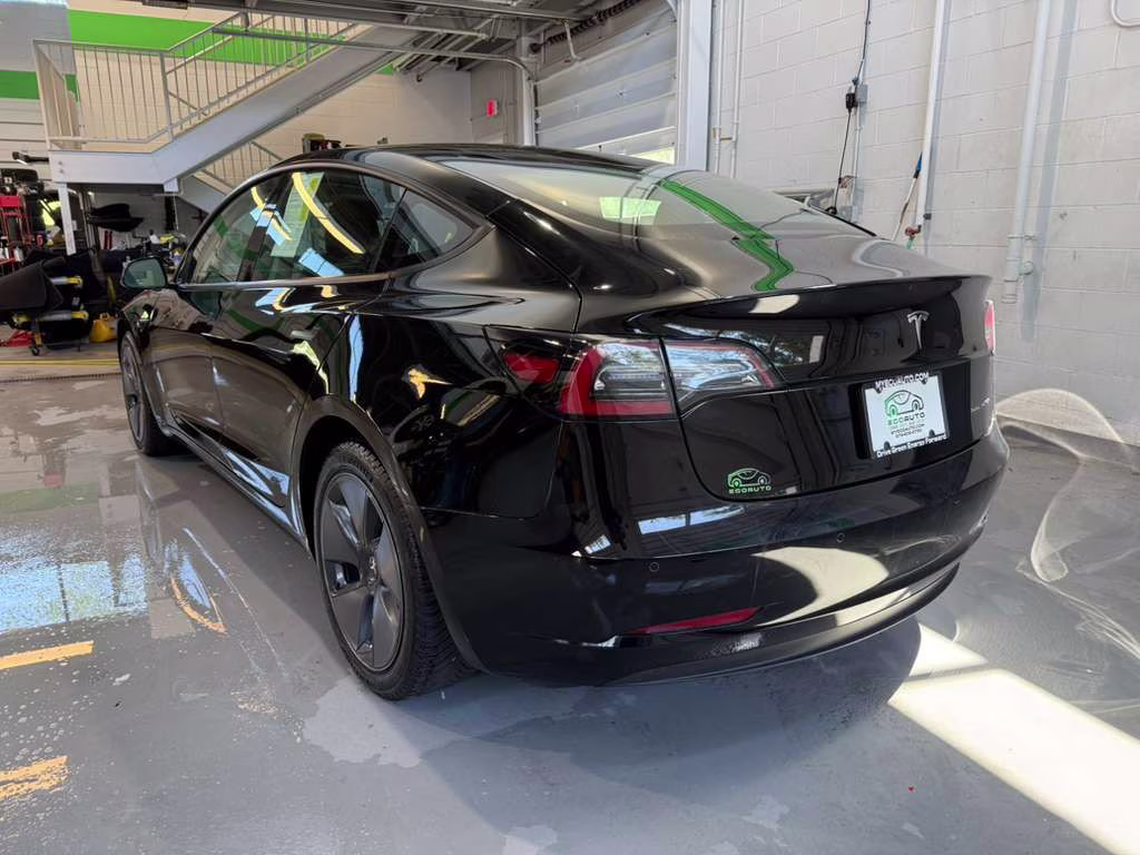2022 Solid Black Tesla Model 3 Long Range AWD Sedan