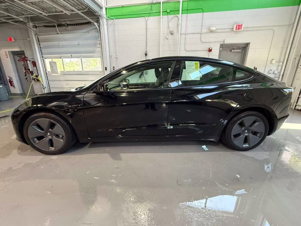 2022 Solid Black Tesla Model 3 Long Range AWD Sedan