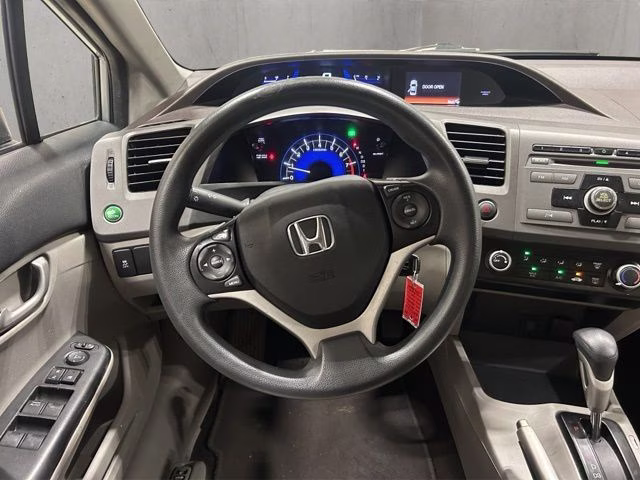 2012 Green Opal Metallic Honda Civic LX FWD Sedan
