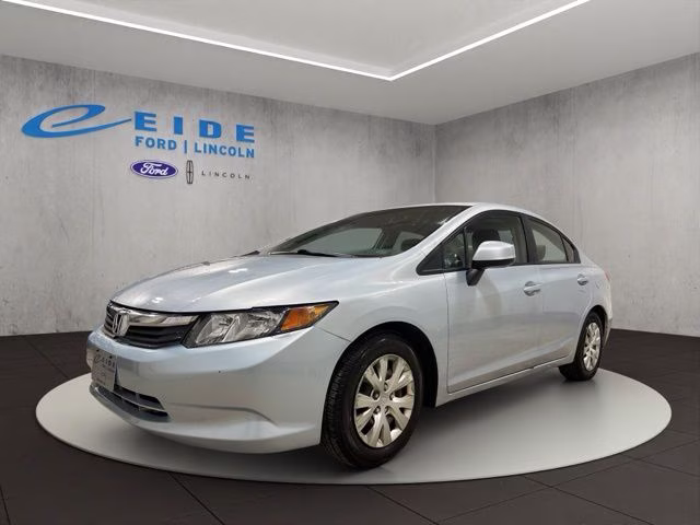 2012 Green Opal Metallic Honda Civic LX FWD Sedan