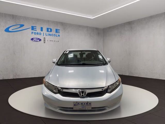 2012 Green Opal Metallic Honda Civic LX FWD Sedan
