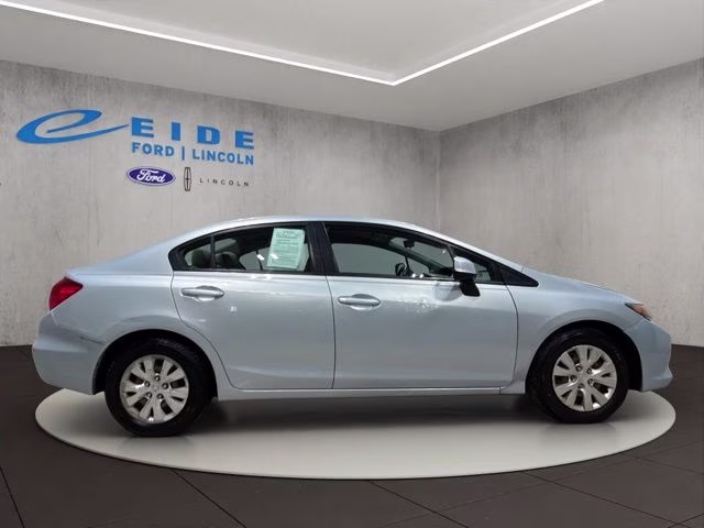 2012 Green Opal Metallic Honda Civic LX FWD Sedan