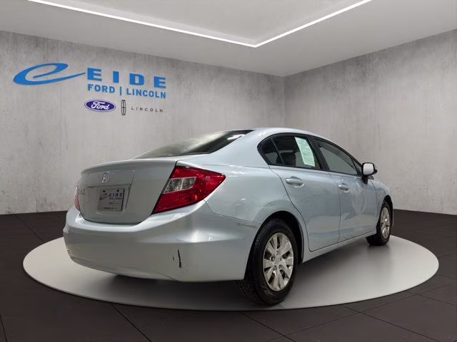 2012 Green Opal Metallic Honda Civic LX FWD Sedan