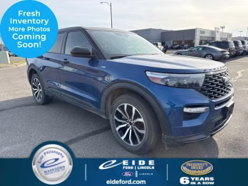 2022 Atlas Blue Metallic Ford Explorer ST-Line 4X4 SUV