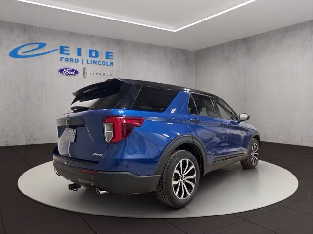 2022 Atlas Blue Metallic Ford Explorer ST-Line 4X4 SUV