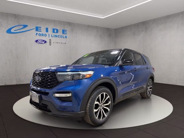 2022 Atlas Blue Metallic Ford Explorer ST-Line 4X4 SUV