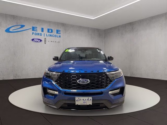 2022 Atlas Blue Metallic Ford Explorer ST-Line 4X4 SUV