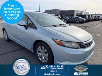 2012 Green Opal Metallic Honda Civic LX FWD Sedan