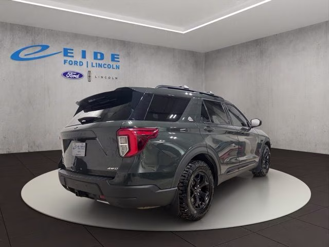 2021 Forged Green Metallic Ford Explorer Timberline 4X4 SUV