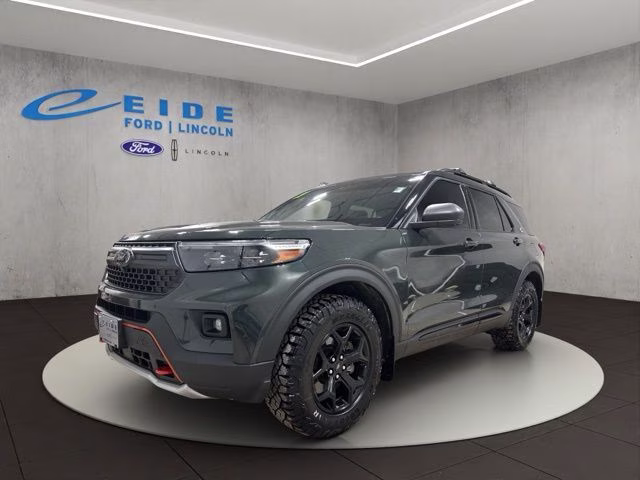 2021 Forged Green Metallic Ford Explorer Timberline 4X4 SUV