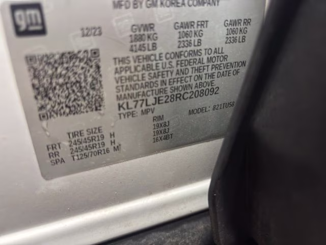 2024 Summit White Chevrolet Trax 2RS FWD SUV