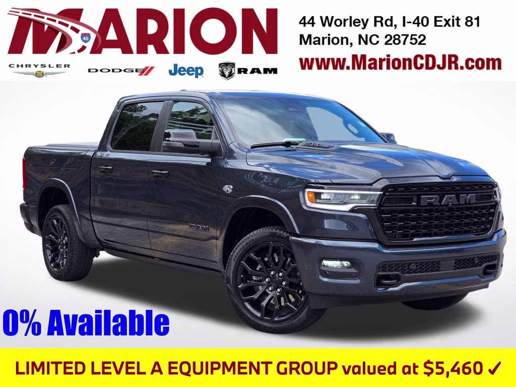 2026 Forged Blue Metallic Ram 1500 Limited 4X4 Truck