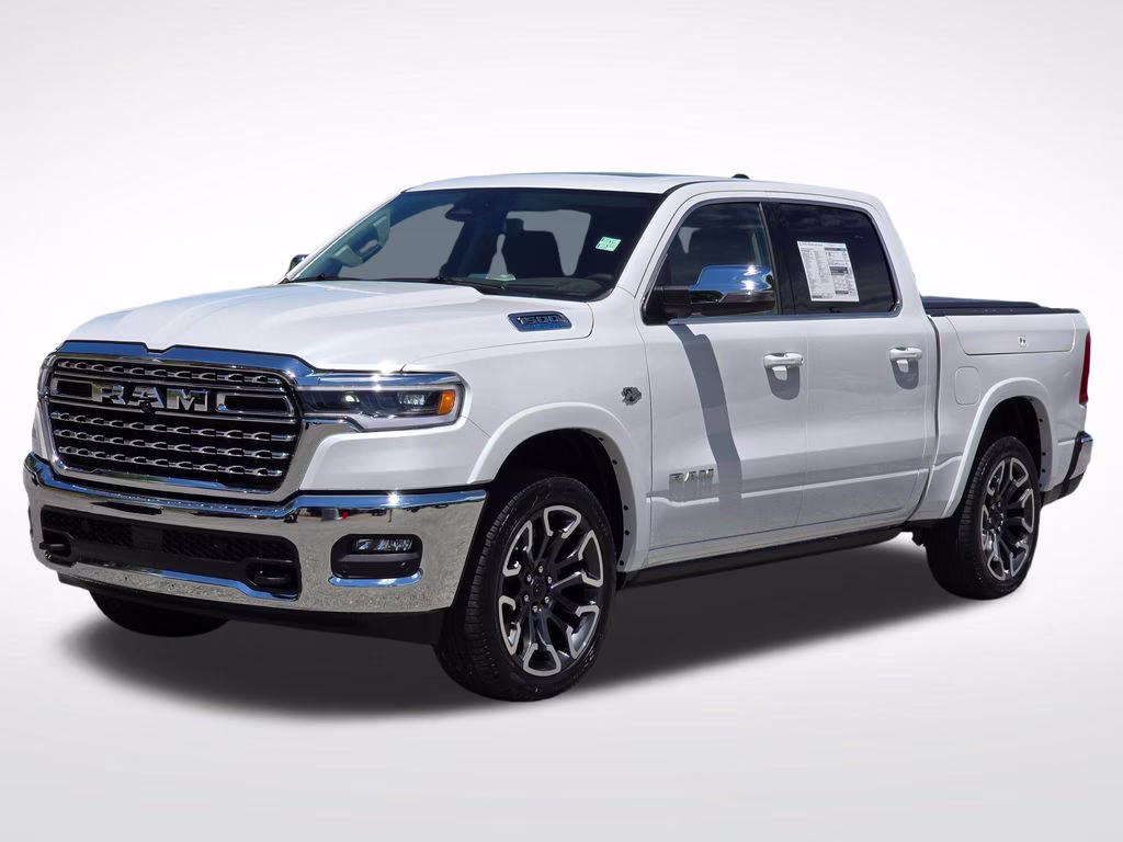 2026 Ivory White Tri-Coat Pearlcoat Ram 1500 Limited 4X4 Truck