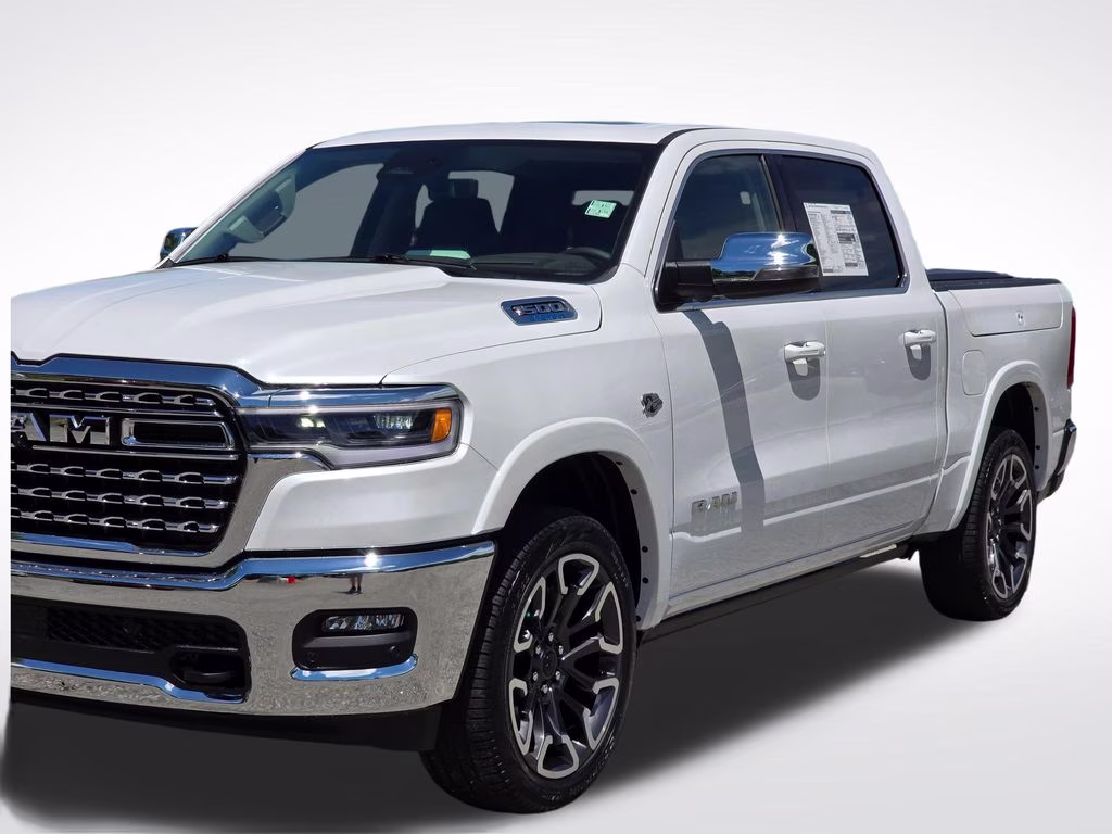 2026 Ivory White Tri-Coat Pearlcoat Ram 1500 Limited 4X4 Truck