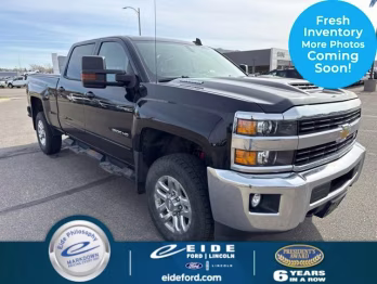 2017 Black Chevrolet Silverado 2500HD LT 4X4 Truck