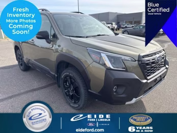 2022 Autumn Green Metallic Subaru Forester Wilderness AWD SUV