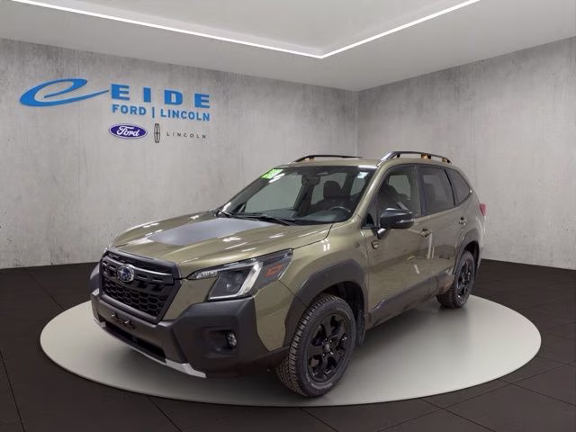 2022 Autumn Green Metallic Subaru Forester Wilderness AWD SUV