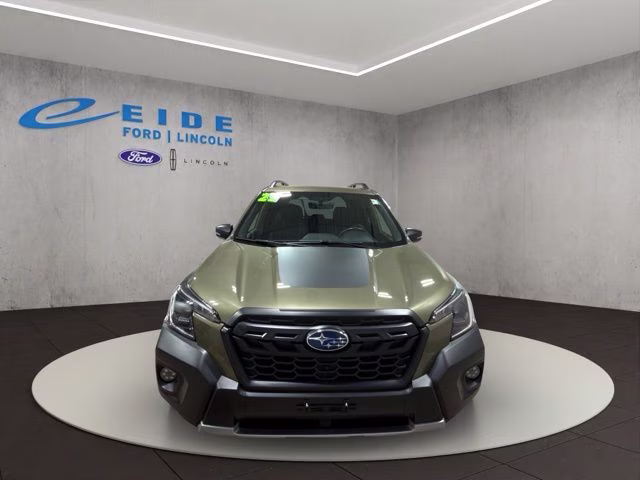 2022 Autumn Green Metallic Subaru Forester Wilderness AWD SUV