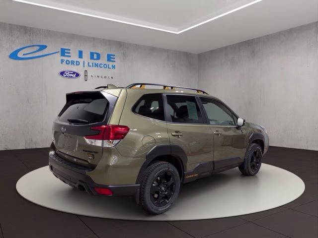 2022 Autumn Green Metallic Subaru Forester Wilderness AWD SUV